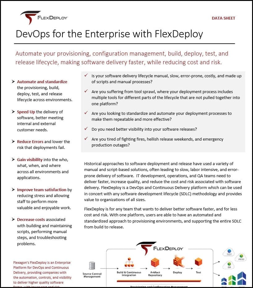 FlexDeploy | Flexagon