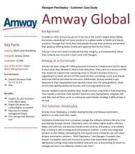 DevOps Case Study: Amway Global
