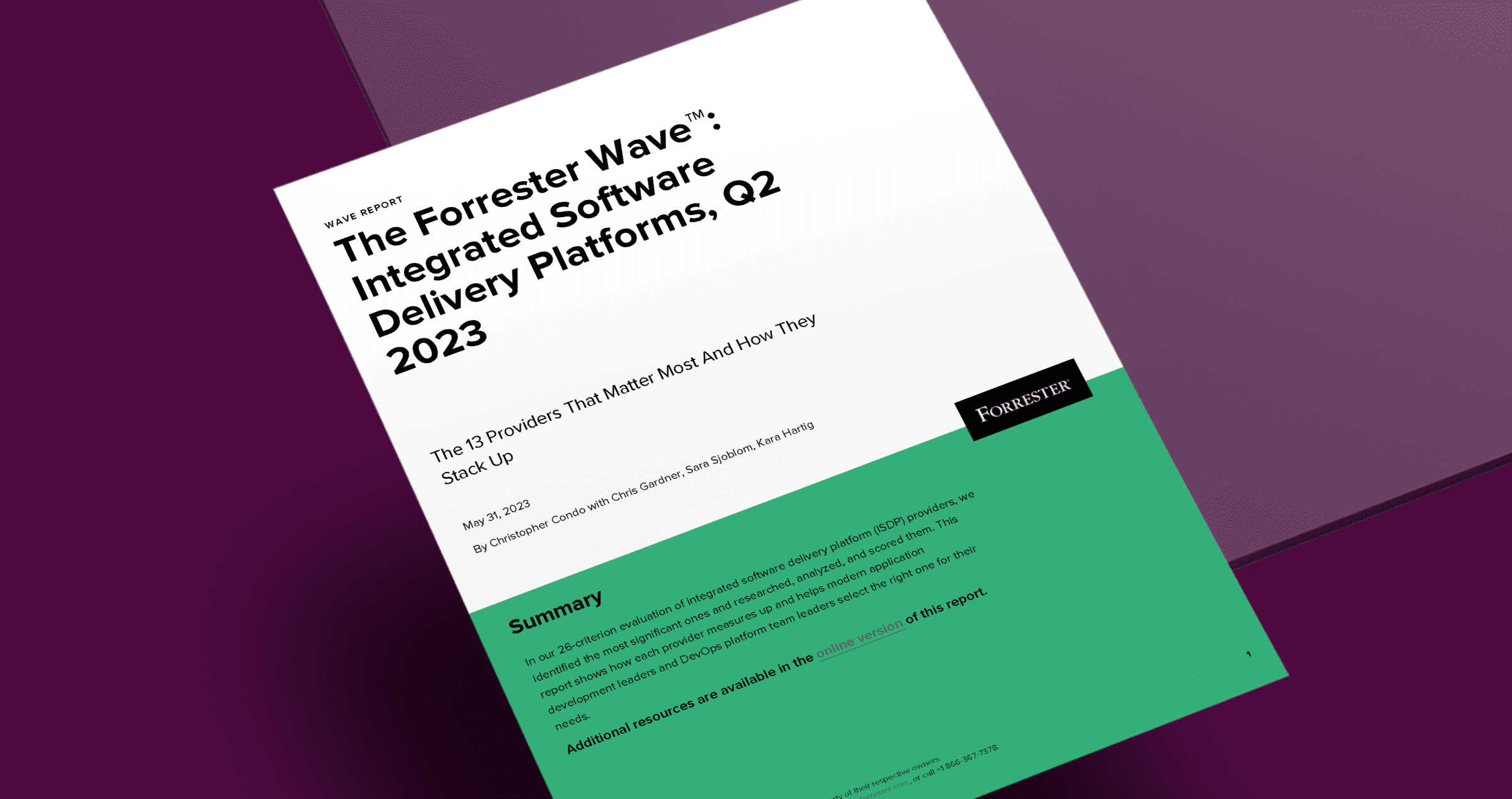 Forrester Wave ISDP 2023
