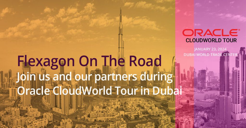 Flexagon on the Road Oracle Cloud World Dubai Flexagon